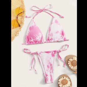 Brand New Pink Tye Dye Bikini